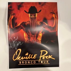 Autographed Orville Peck Poster